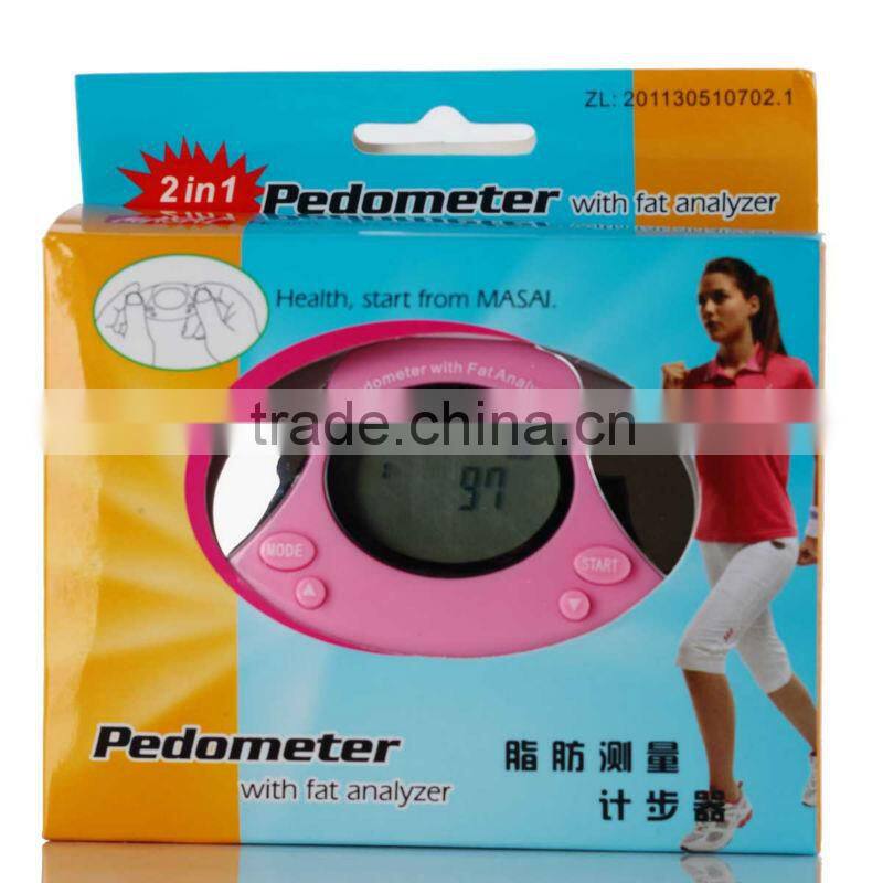 bracelet type pedometer/data memory