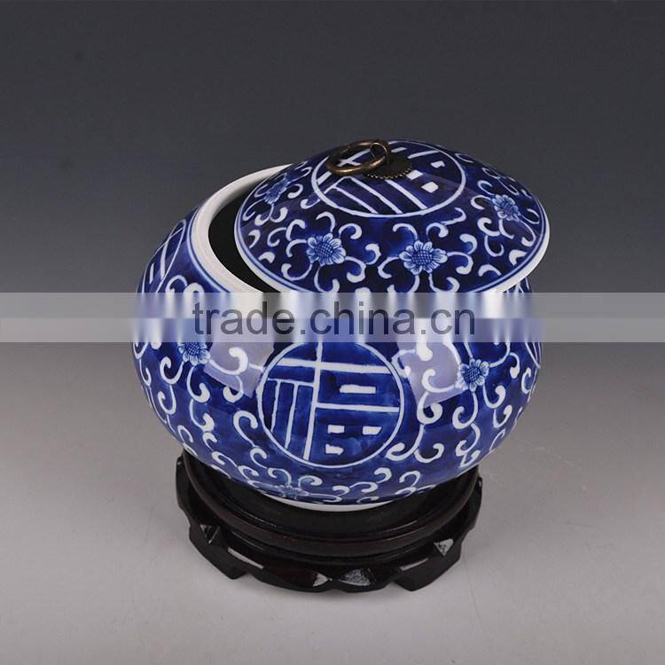 Qing Dynasty Qianlong Emperor antique looking mason jars from Jingdezhen