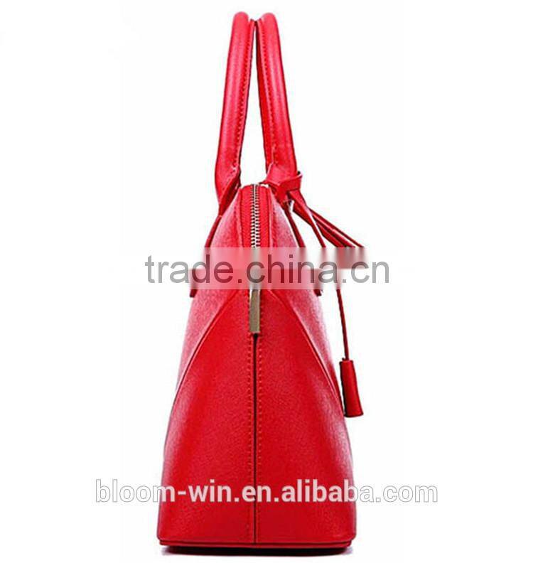 2016 top grain leather bags woman handbag fashion PU leather handbag