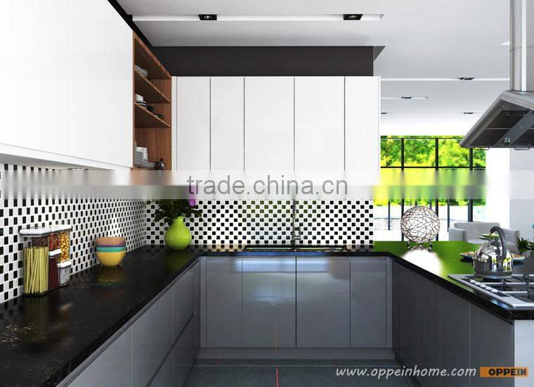 New Design Customized Modern Style Lacquer Painting Kitchen Cabinets