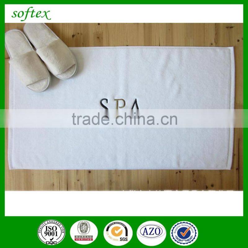 keep floor clean and dry cotton terry hotel bath mat