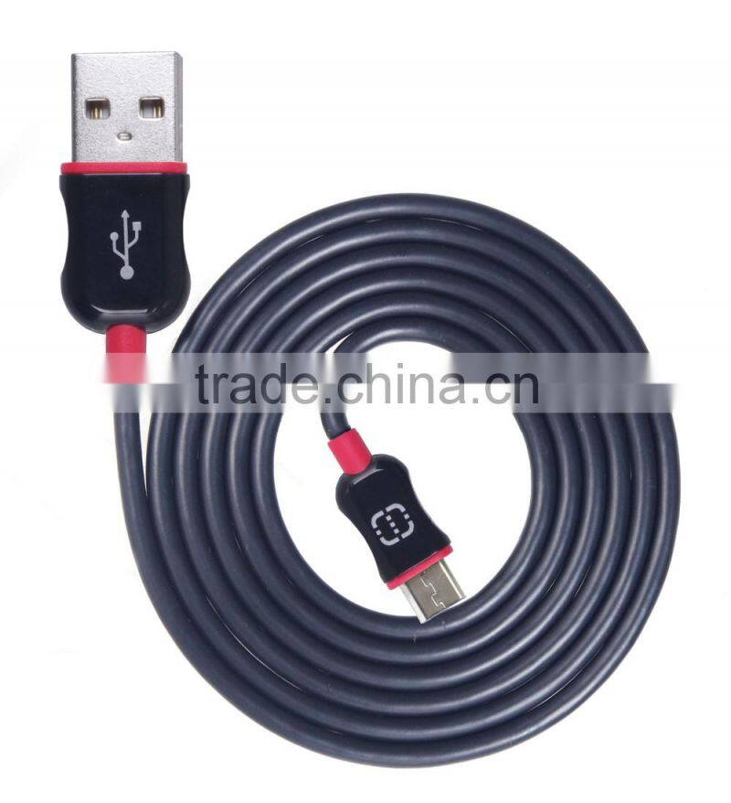 Fashion design and High Speed Micro USB2.0 cable 2M For Android Mini USB Cable For Samsung Galaxys