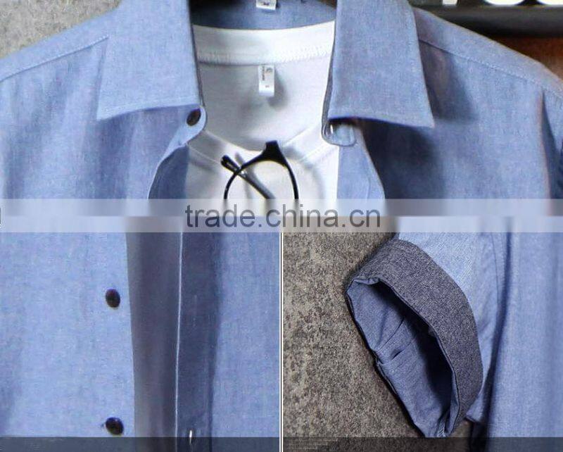 Guangdong Cheap Clothing Short Sleeve Twill Pant Shirt New Style