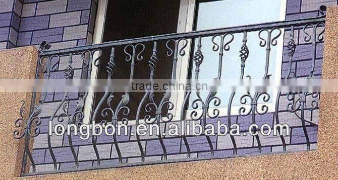 Top-selling classical wrought iron balcony grill designs