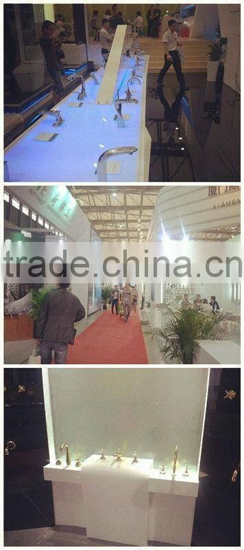 bath shower mixer square brass shower bath single hole shower faucet with diverters