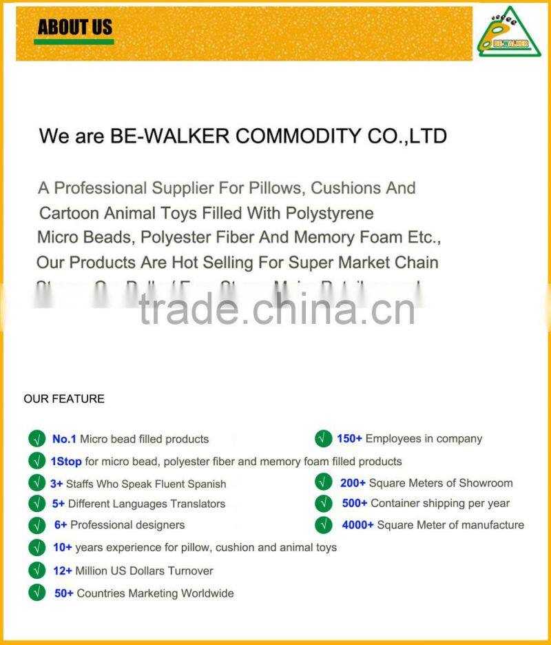 2016 Plush Cushion And Tube Cushion With Emoji stuffing PP Cotton