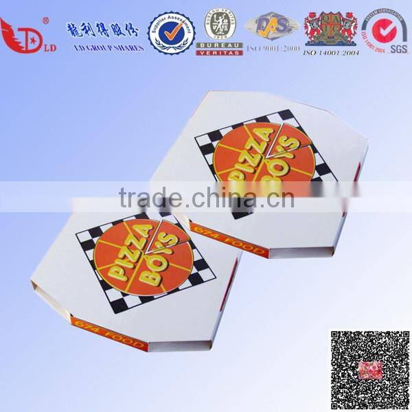 custom paper pizza box,kraft paper pizza packing box