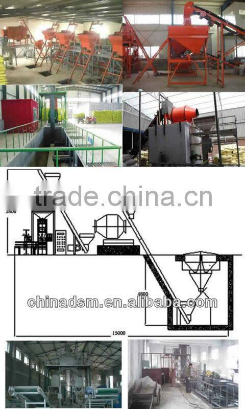 High efficiency chicken manure organic fertilizer processing technology,dashan hot selling