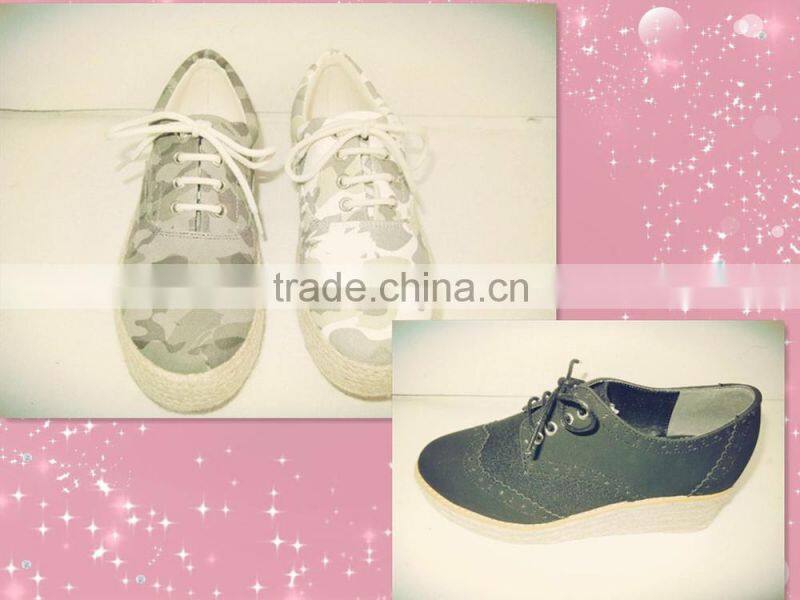 Hot sale, 2014 new style Spring/Winter shoes, canvas sponge cake shoes, flange and flat base shoes for women