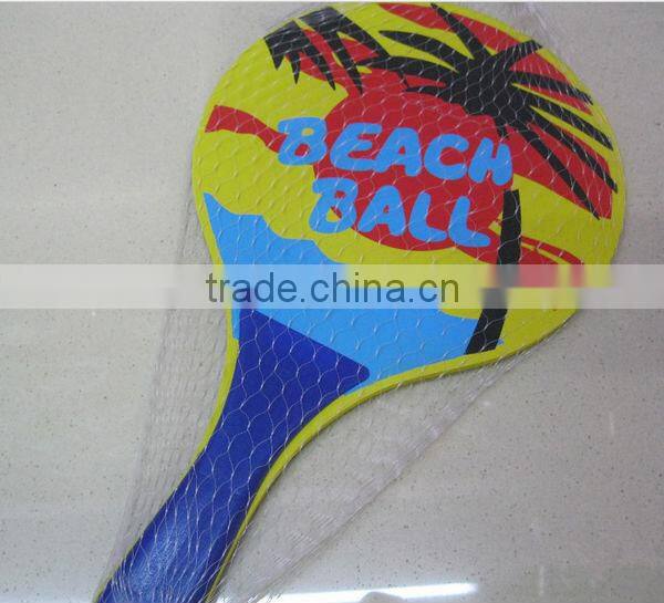 Cheapest & Best Quality Wood Colorful Beach Rackets /Bats/Sets/Beach Ball set