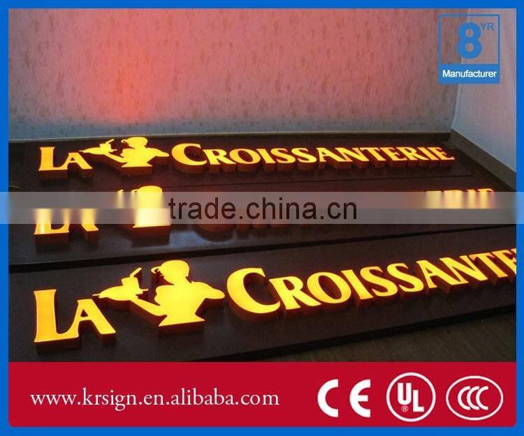 Customize Shape and led channel letter sign box for advertising