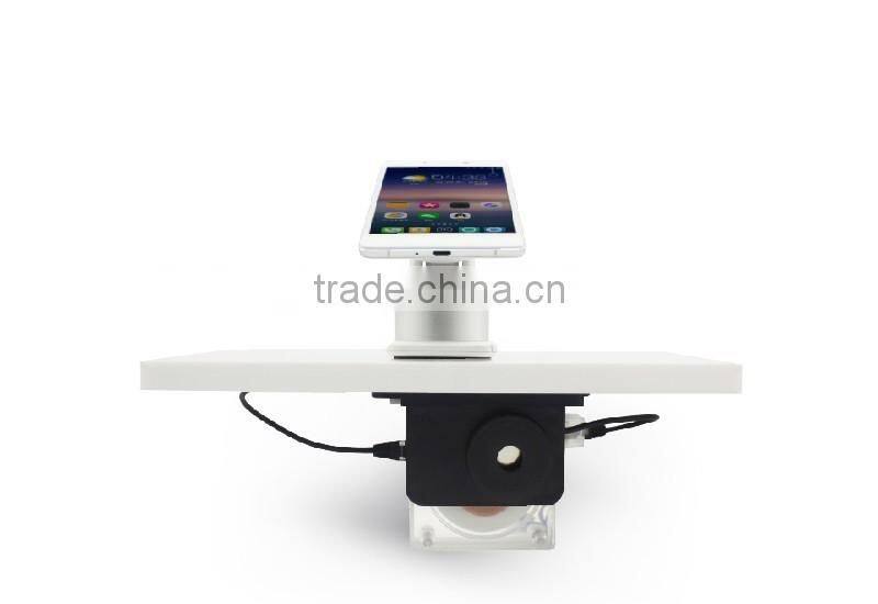 Showhi phone display product security stand for exhibitions with internal cable HSE7300