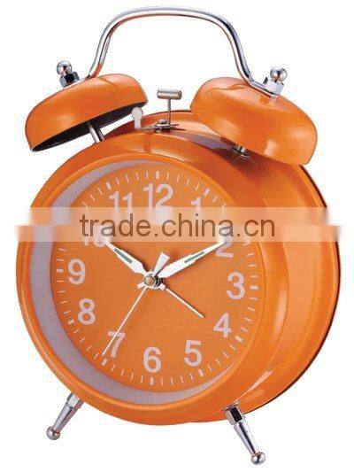 Table 5 inches metal twin bell mechanical alarm clock