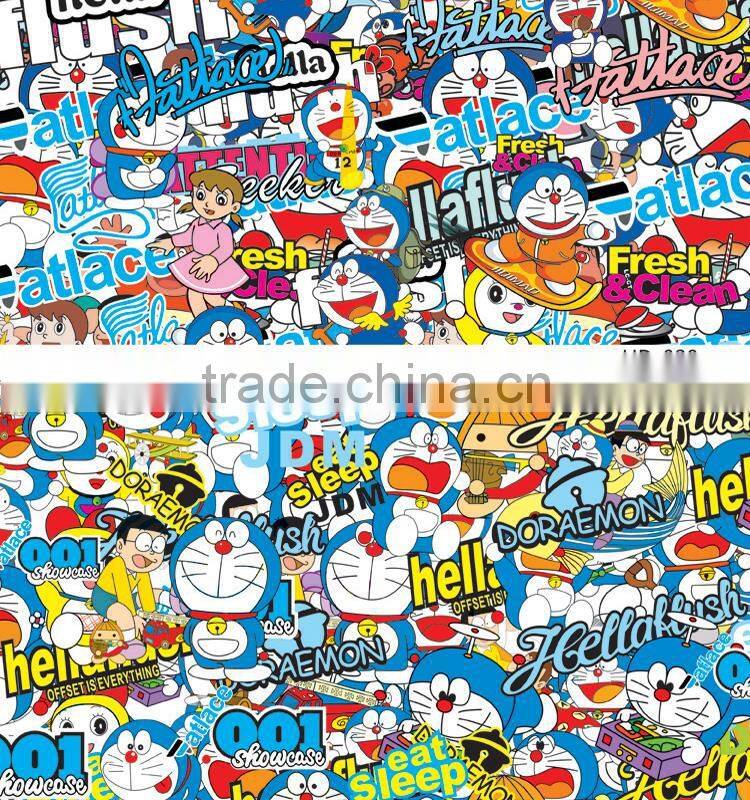 HD-034 CARLIKE Air Bubble Free Easy Clean Car Wrap Bomb Sticker Auto Body Color Sheet