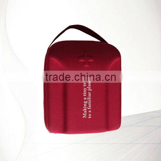 empty first aid bag with long shoulder straps