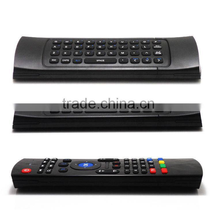 MX3 air mouse 2.4G Mini Wireless Keyboard Fly Air Mouse IR remote Control For Android Mini PC Smart TV Box