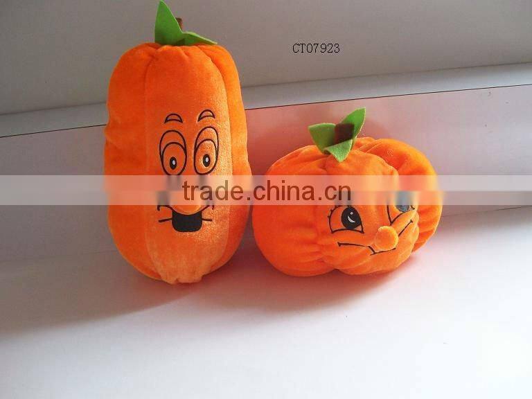 Halloween colorful plush bear toy with scarf