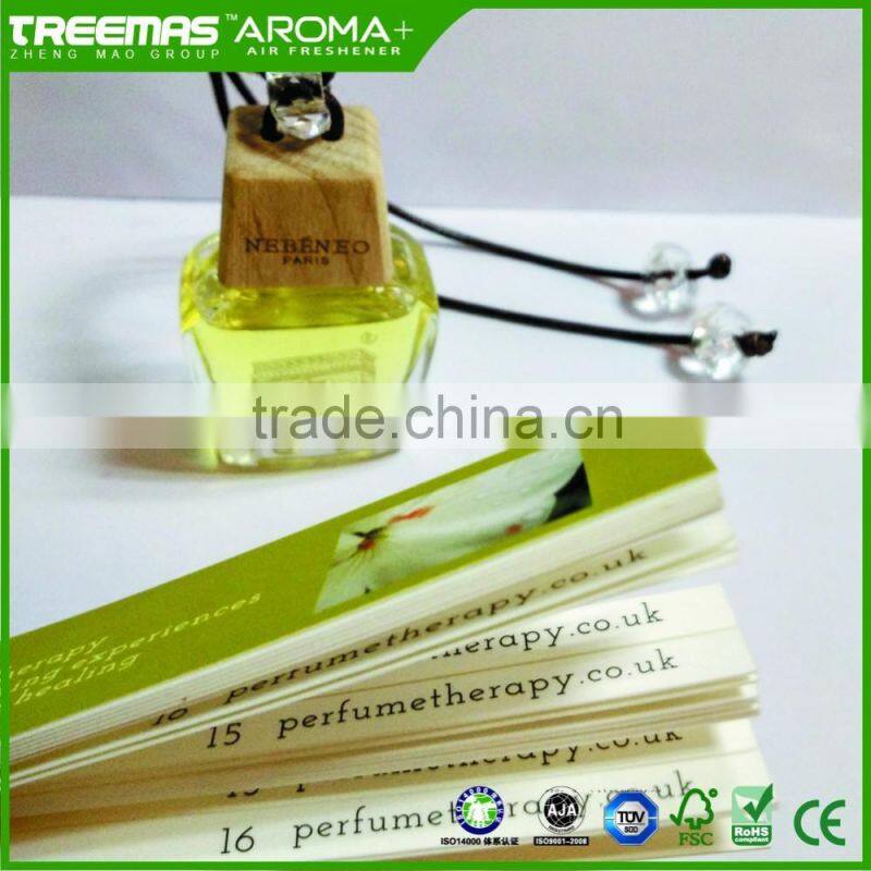 AROMA+/Custom logo hot selling perfume test paper