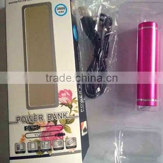 new products 2015 aluminum 18650 battery pack for smartphone
