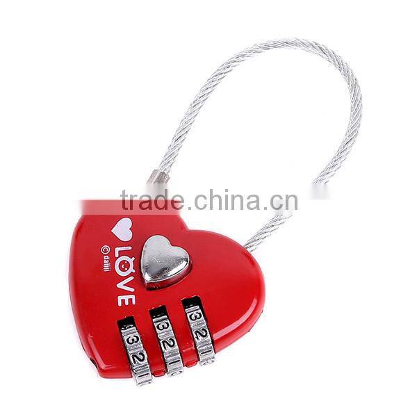 small retractable luggage cable combination padlocks