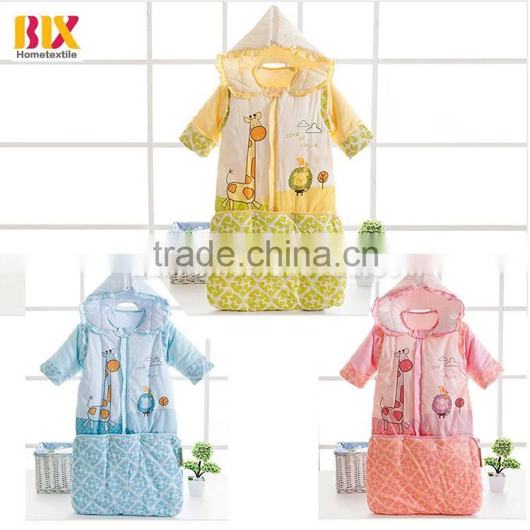 hebei textile cotton thick winter outdoor girls sleeping bag