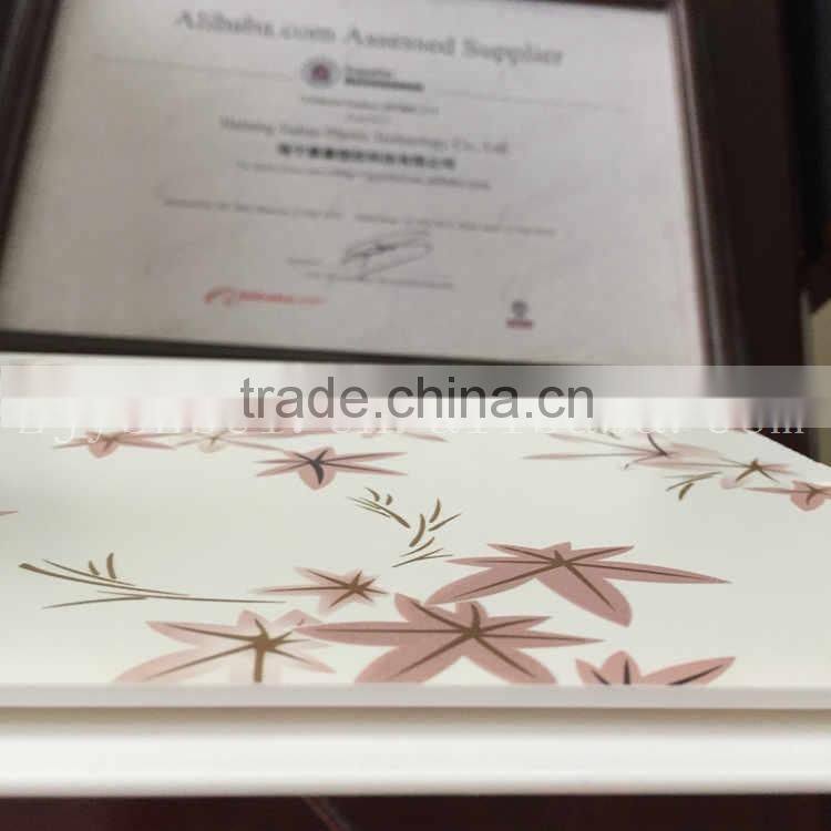 hot stamping foiled and beautiful PVC ceiling and wall panel in China