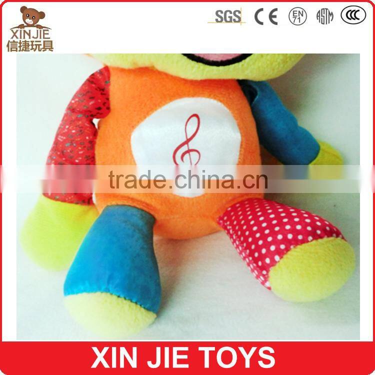 custom plush doll toy with music singing soft doll toys talking doll stuffed toys