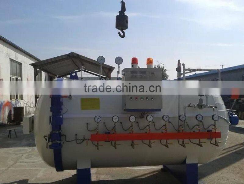 tyre retreading equipment for curing tank