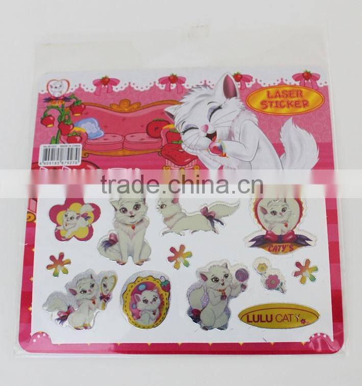 2015 popular Custom sticker paper,glow in the dark sticker paper custom