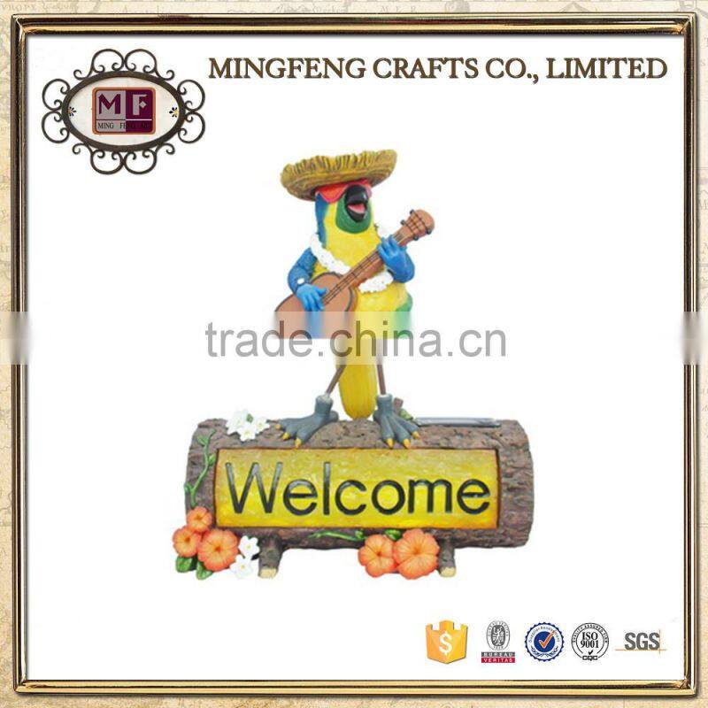 Solar Resin Bird ornaments Crafts for Home Decoration