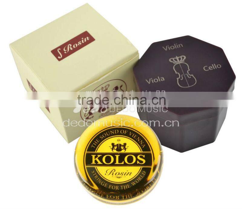 violin shape wood box packaged cello rosin