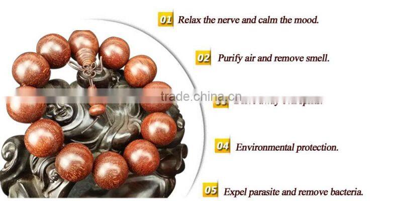 New Products on China Market Simple Design Prayer Bracelets, Bead Jewelry, Red Sandalwood Bangles, Wood Beads Jewelry