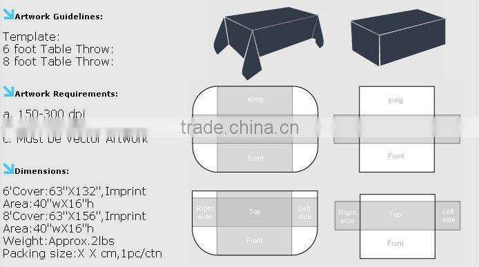 Imprinting Fabric Pop Up Tent Banner Fabric 440 Table Throw Fabric