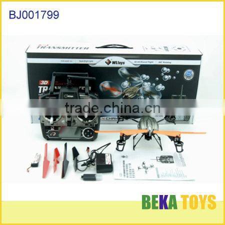 Hot selling 2.4G 4 channel big black rc single propeller helicopter