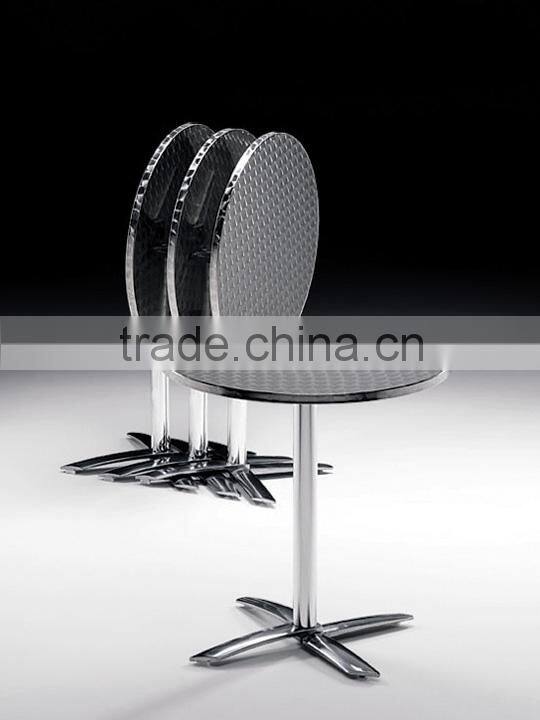 Hot seeling stainless steel curved folding table cheap bq