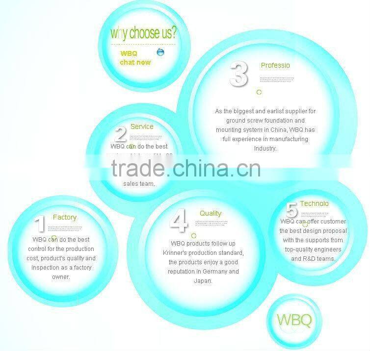 Hot Dipped Galvanized Solar Power System Ground Screw