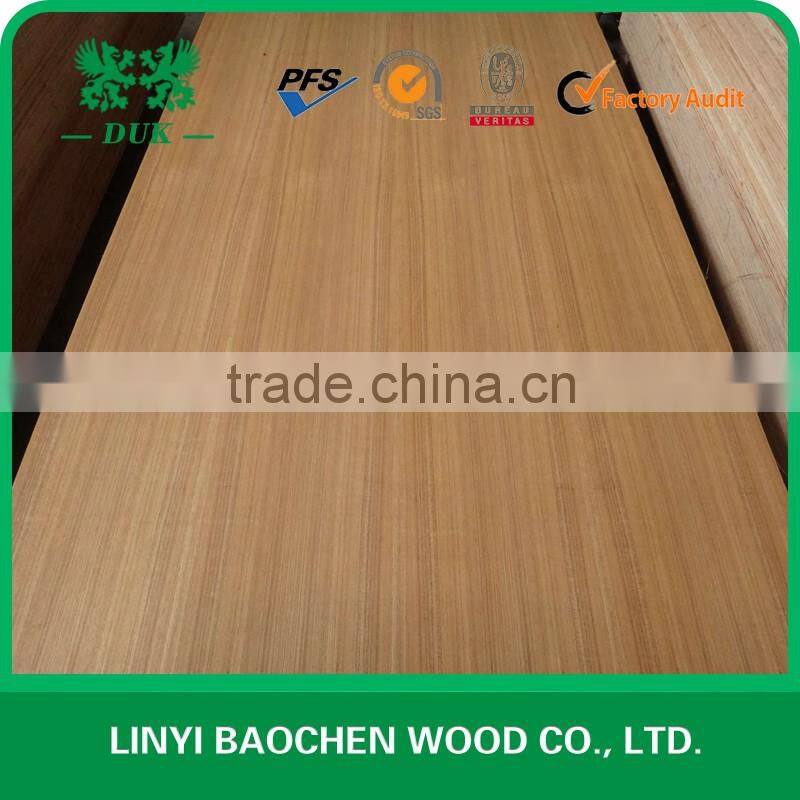 2.5mm-18mm burma teak fancy mdf /burma teak veneer MDF Q/C , C/C