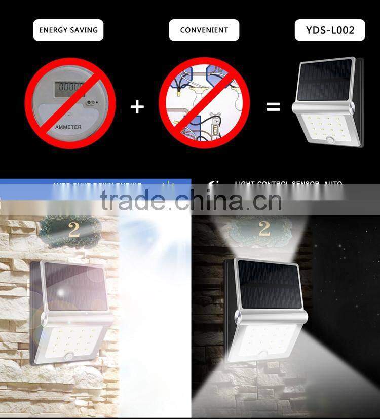 Advanced Waterproof IP44 Outdoor Multi-functional Garden Solar Led Light