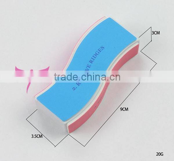 Easam hot wave shape nail buffer block,nail art buffer