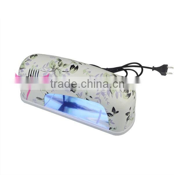 Hot small 9w nail lamp for nail gel polish,uv lamp for nails