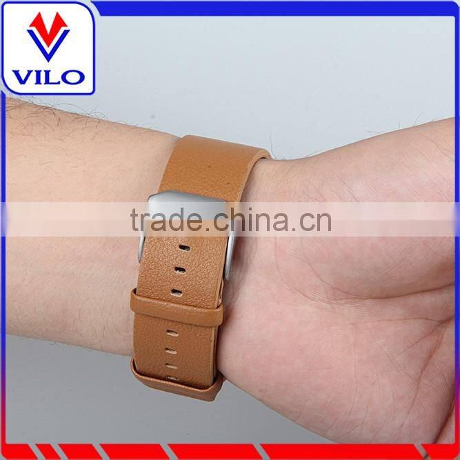 2016 New Style Luxury Genuine Leather Watch Band Strap Bracelet for Fitbit Blaze