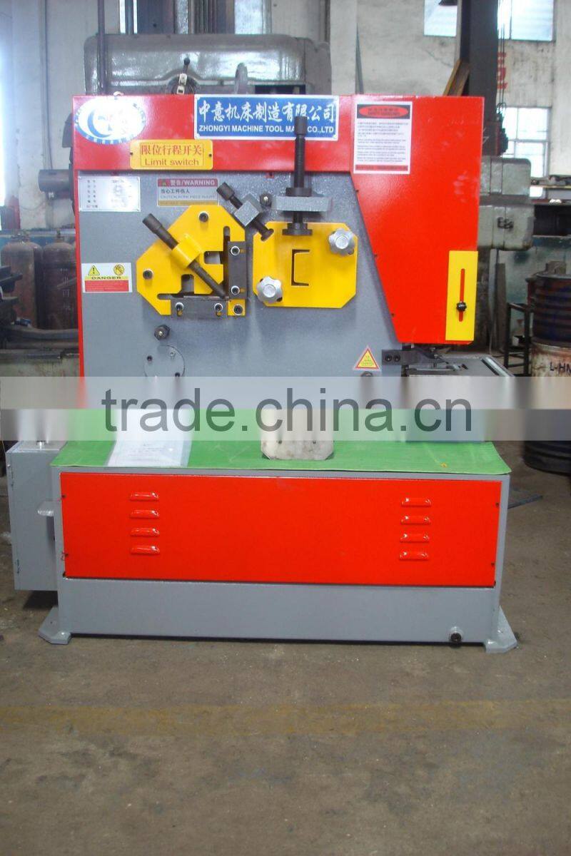 QC12Y series hydraulic muliti-functional channel steel shearing machine