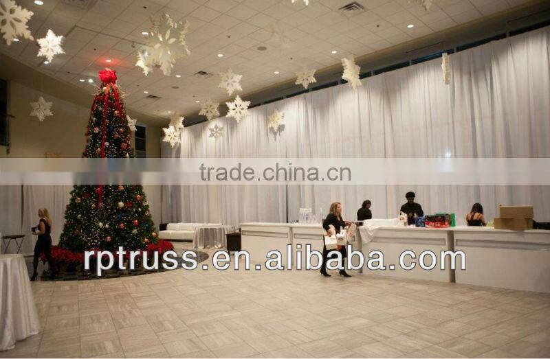 fancy cheap wedding decoration/portable pipe and drape/adjustable backdrop stand