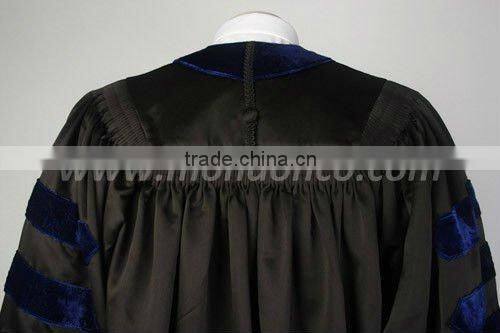 Phd Regalia-Deluxe Phd /Doctoral Graduation Gown