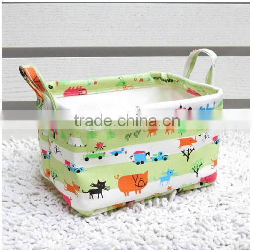 Home/Office Storage Box;Storage Box Flowers Pattern;COTTON 100% Material Storage Box