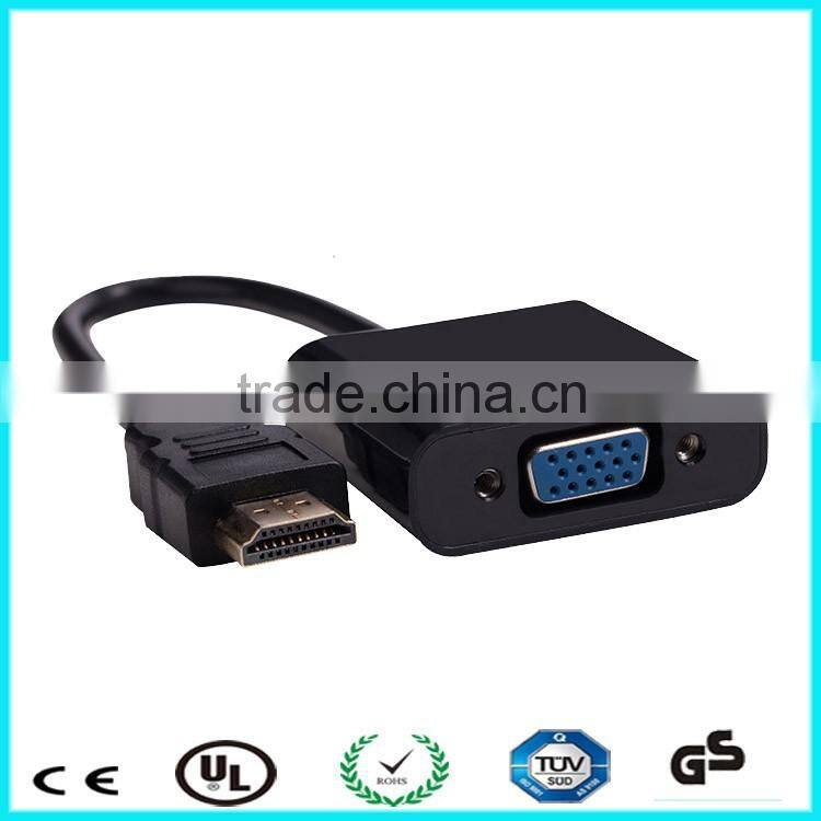 1080P HDMI Male to VGA Female Adapter Video Converter Cable for PC DVD HDTV