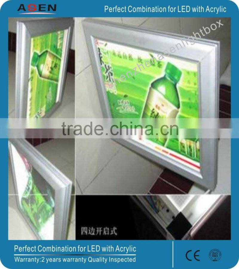 Custom Display Snap Frame Aluminium Thin Light Box