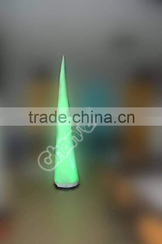 Remote Control Color Led Lighting Inflatable Lighting Cone Decoration/Inflatable Indoor Loghting