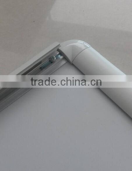 11*17 snapit frame round safe corner white aluminum poster grip frame