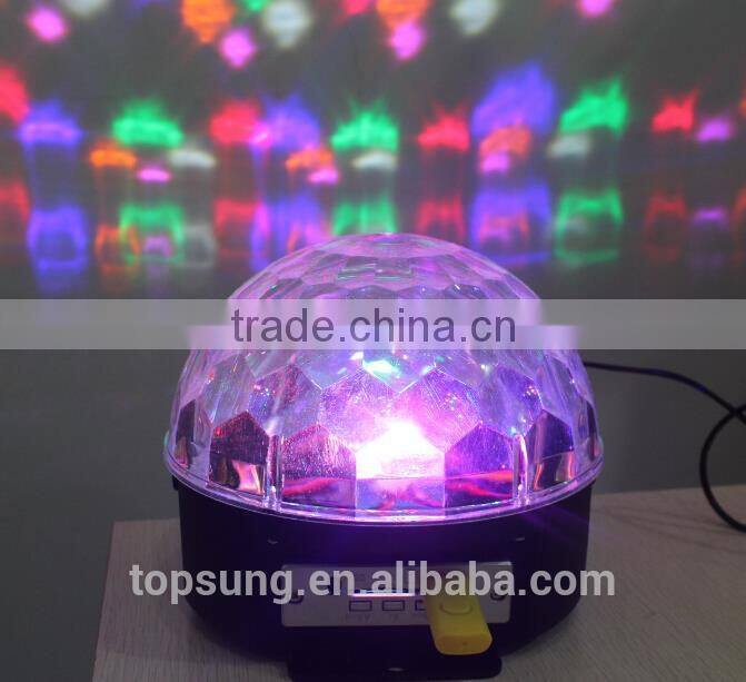 magic rgb discoteca support mp3 sd/tf card